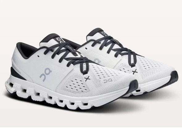 Men's On Cloud X 4 White Shoes 0152